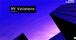 Desktop Screenshot of nyviolations.com